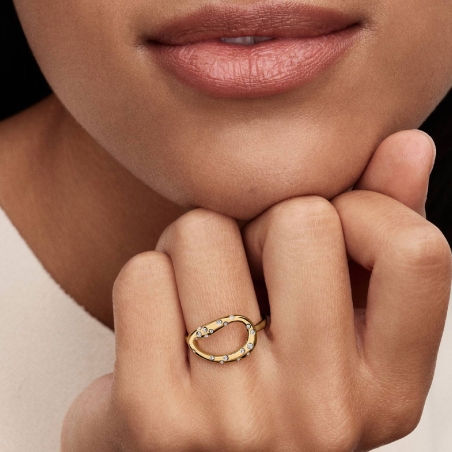 Anillo doble Pandora orgánico 164676C01