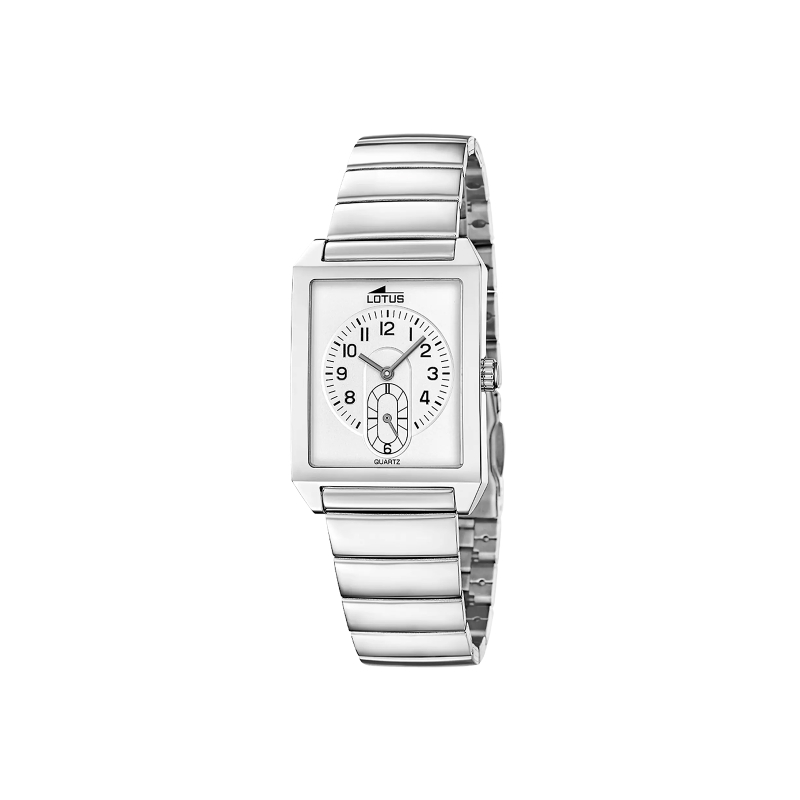 Reloj Lotus Square Acero 19076/1