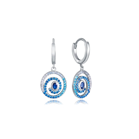 Pendientes Viceroy espiral azul 9166E000-30
