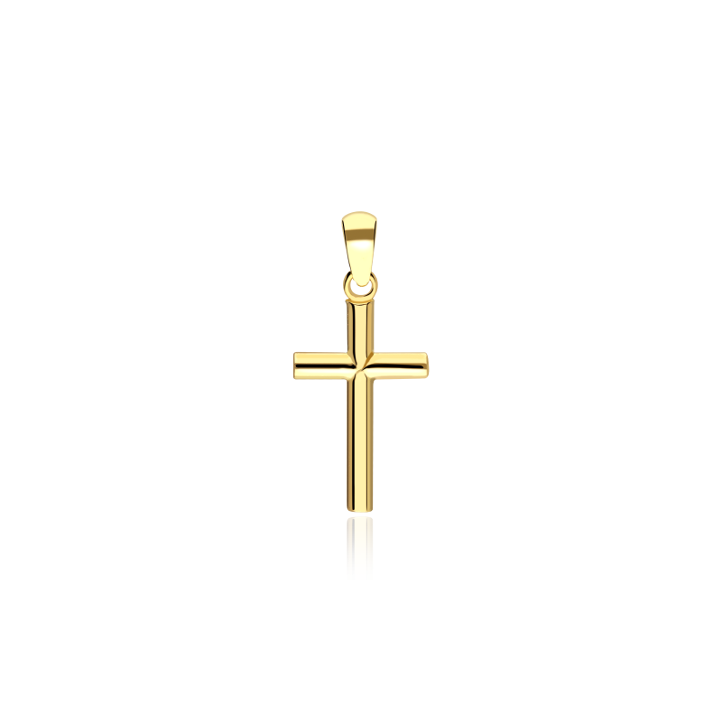 Cruz Oro 18k tubo 18mm "Maiden"