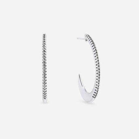Pendientes Vidal & Vidal Maxi Semiluna Nux Q3997