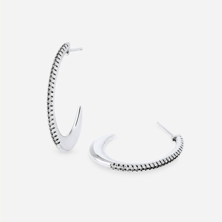 Pendientes Vidal & Vidal Maxi Semiluna Nux Q3997