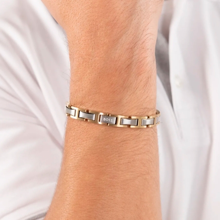 Pulsera Hugo Boss Nolan bicolor 1580793
