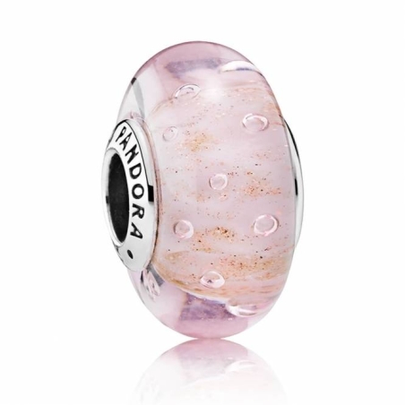 Charm cristal de Murano Rosa Brillante