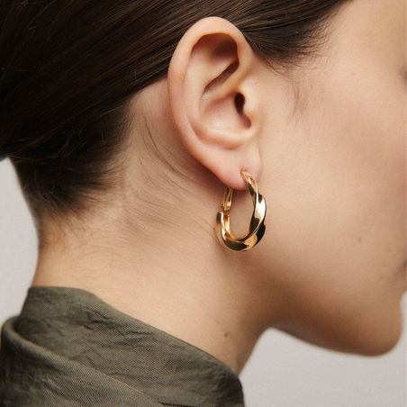 Pendientes Vidal & Vidal Aro torcido G3242A