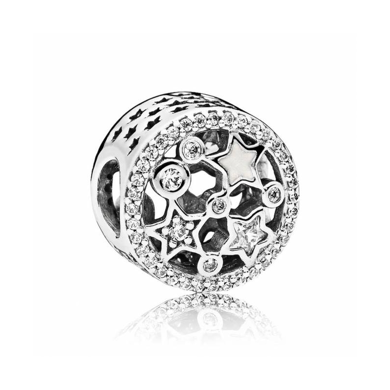 Charm en filigrana en plata de ley Estrellas Iluminadas 796373CZ