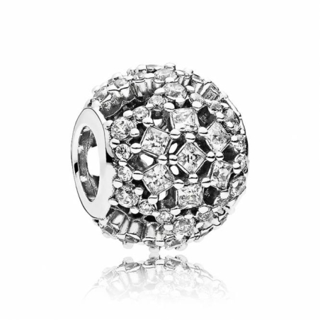 Charm en plata de ley Copo de Nieve 796378CZ