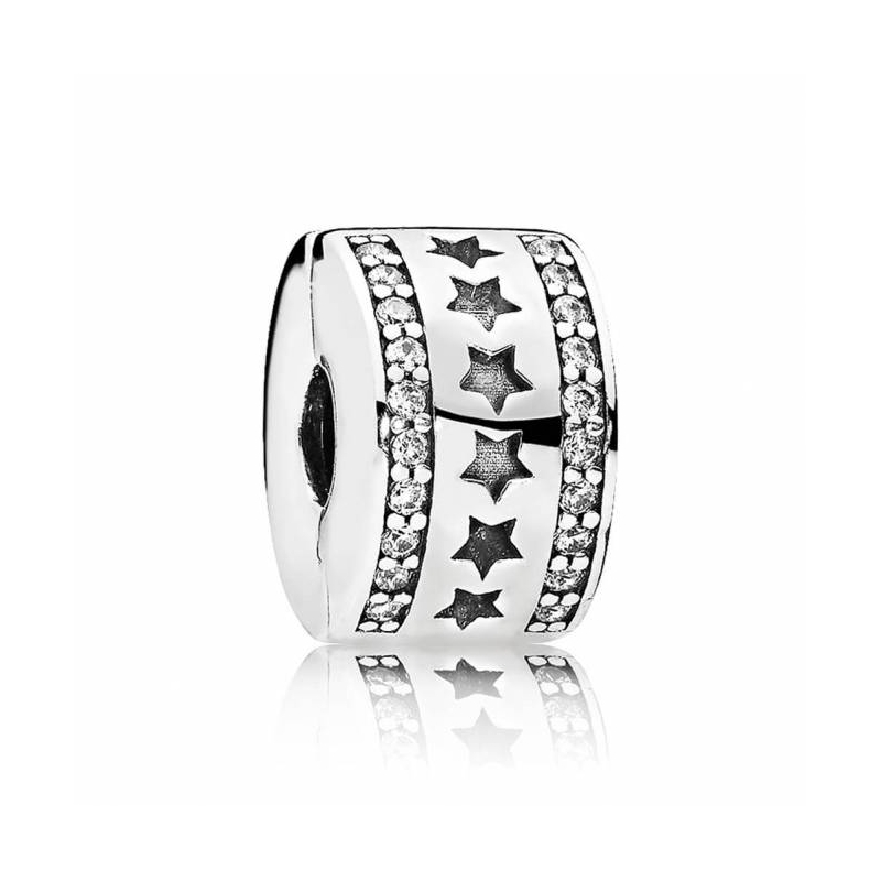 Clip en plata Formación 796381CZ - Joyerías Sánchez