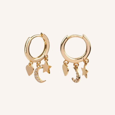 Pendientes Vidal & Vidal Luna G3439