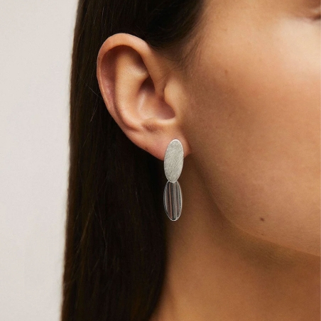 Pendientes Vidal & Vidal Oval Doble X25843A