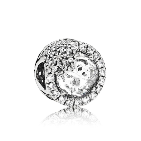 Charm en plata de ley Copo de Nieve Deslumbrante 796358CZ