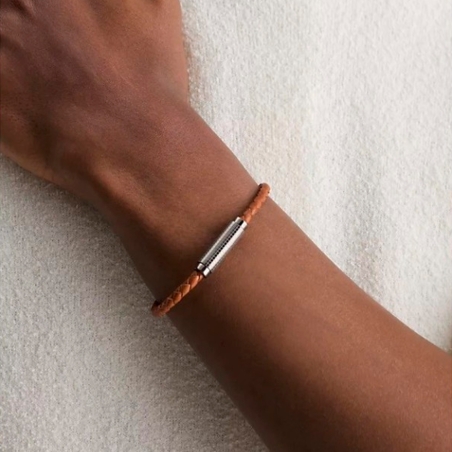 Pulsera Calvin Klein acero y cuero 35000422