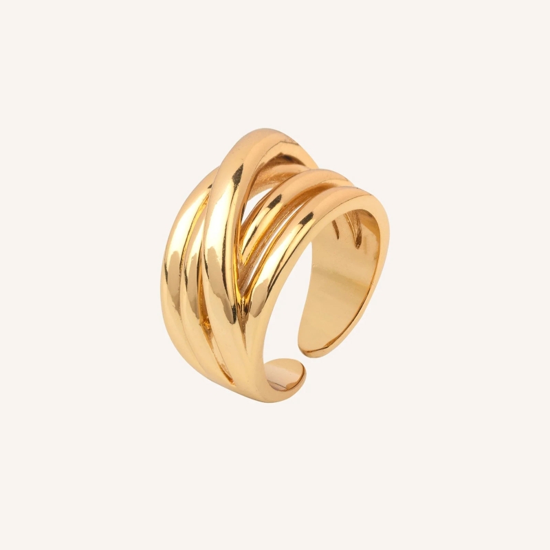 Anillo Vidal & Vidal Cinco tiras X46251