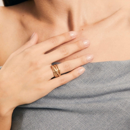 Anillo Vidal & Vidal Cinco tiras X46251