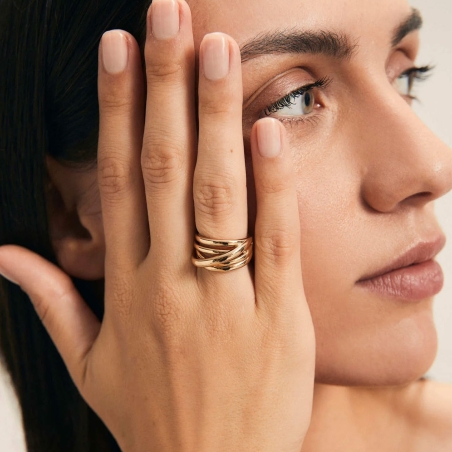 Anillo Vidal & Vidal Cinco tiras X46251