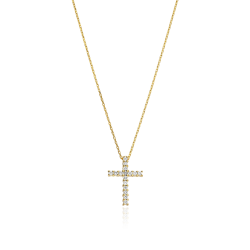Gargantilla Oro 18k y diamantes 0.15cts "Dainara"