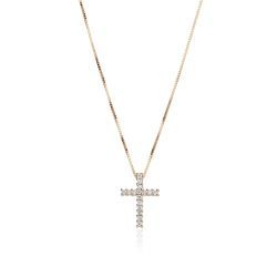 Gargantilla Oro 18k y diamantes 0.15cts "Dainara"