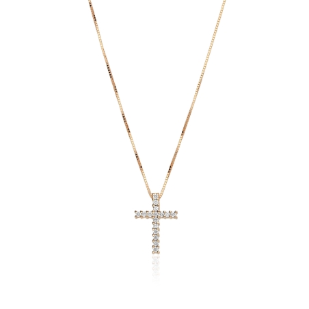 Gargantilla Oro 18k y diamantes 0.15cts "Dainara"