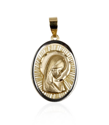 Medalla "Celestial" Oro 18k Virgen niña