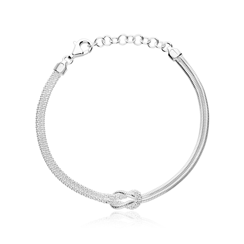 Pulsera plata primera ley "Anudah"