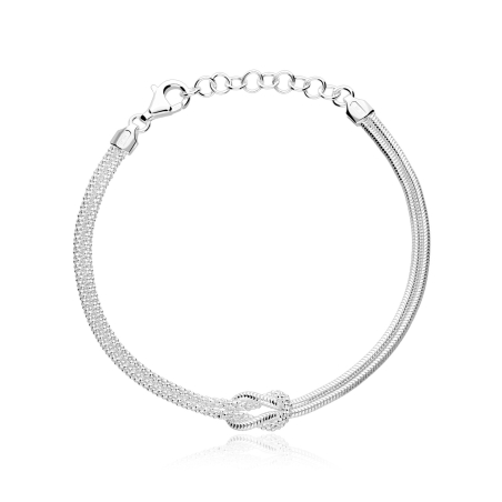 Pulsera plata primera ley "Anudah"