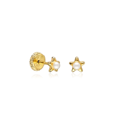 PENDIENTES "CORINTO" ORO 18K PERLAS CULTIVADAS