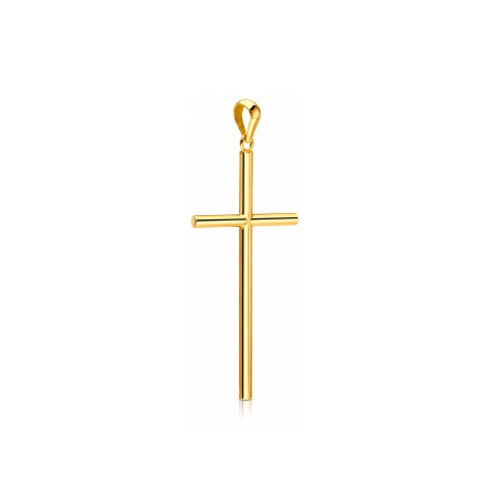 Cruz Oro 18k tubo 31mm "Moirent"