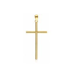 Cruz Oro 18k tubo 31mm "Moirent"