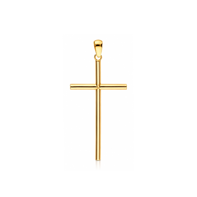 Cruz Oro 18k tubo 31mm "Moirent"