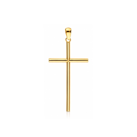 Cruz Oro 18k tubo 31mm "Moirent"