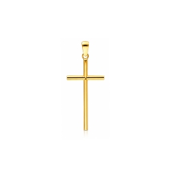 Cruz Oro 18k tubo 23mm "Moirent"