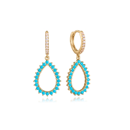Pendientes Viceroy Plata y turquesa 2367E100-33
