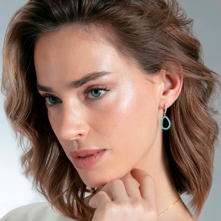 Pendientes Viceroy Plata y turquesa 2367E100-33