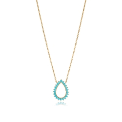 Collar Viceroy Plata y turquesa 2367C100-33
