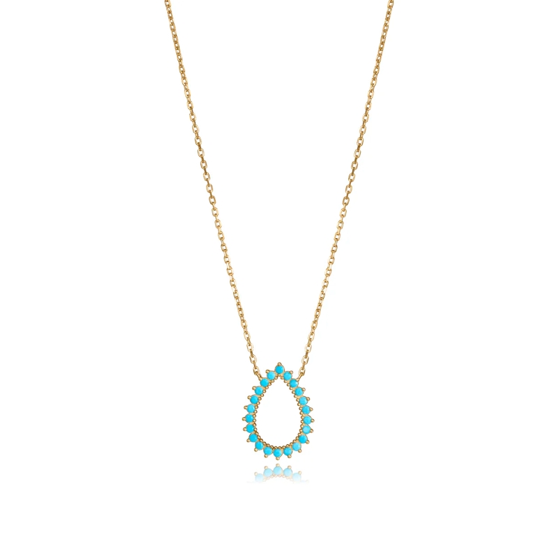 Collar Viceroy Plata y turquesa 2367C100-33