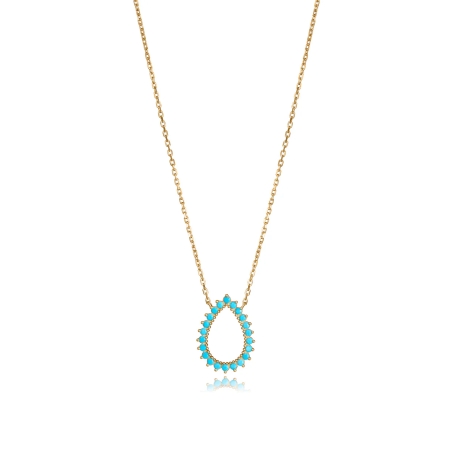 Collar Viceroy Plata y turquesa 2367C100-33
