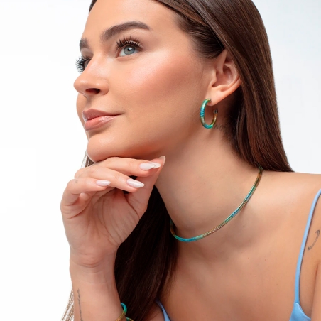 Pendientes Viceroy cordón Laura Escanes 14361E01019
