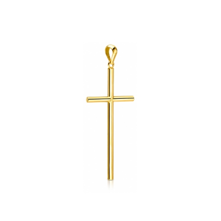 Cruz Oro 18k tubo 31mm "Moirent"