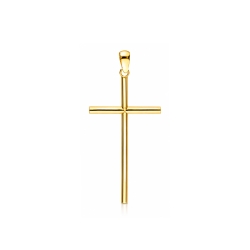 Cruz Oro 18k tubo 31mm "Moirent"