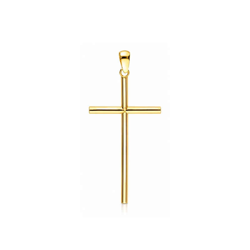 Cruz Oro 18k tubo 31mm "Moirent"