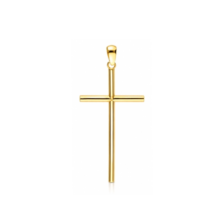 Cruz Oro 18k tubo 31mm "Moirent"