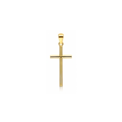 Cruz Oro 18k tubo 18mm "Moirent"
