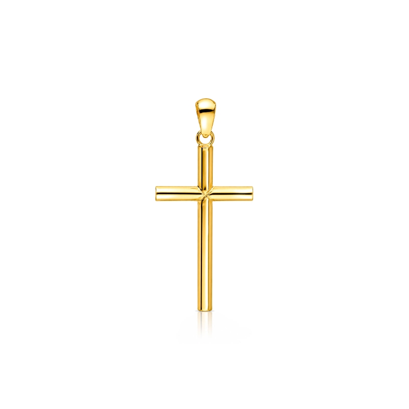 Cruz Oro 18k tubo 22mm "Maiden"