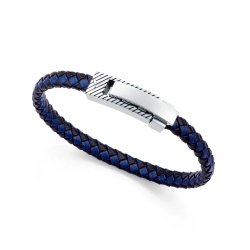 Pulsera Viceroy acero y piel 75444P01013