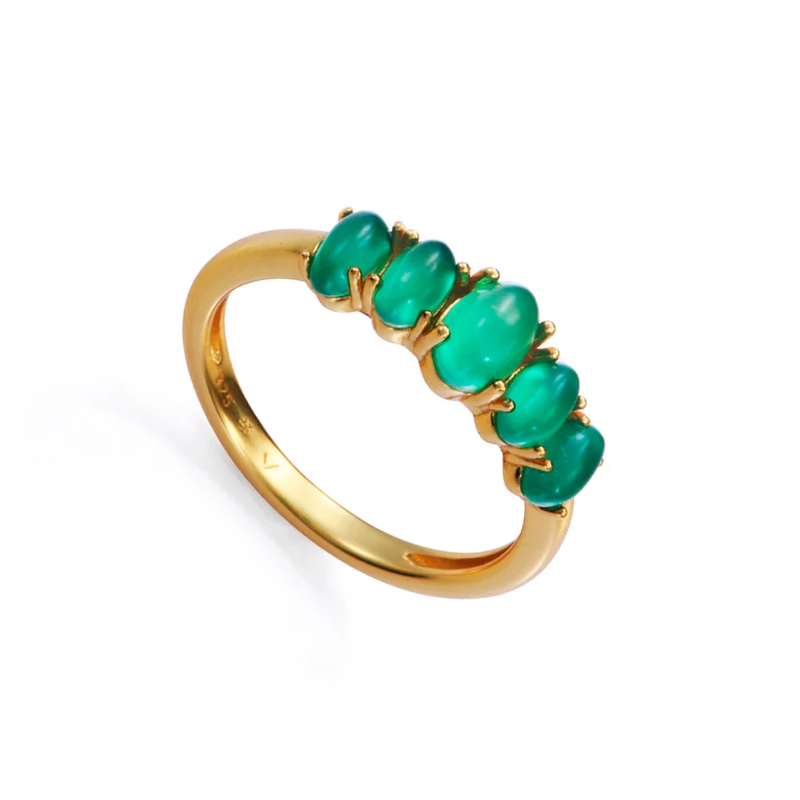 Anillo Viceroy y ágata verde 2369A0_42