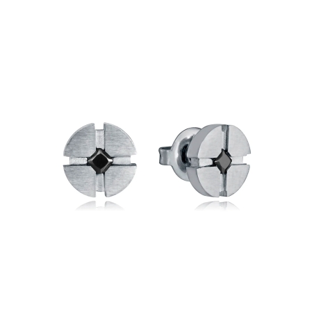 Pendientes Viceroy y circonitas negras 14388E01000
