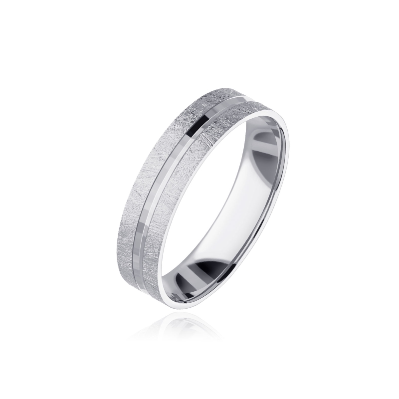 ALIANZA "NEXO" ORO BLANCO 18K 3100214