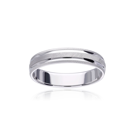 ALIANZA "NEXO" ORO BLANCO 18K 3100088
