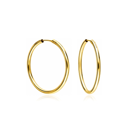 Aros Oro 18k 2x30mm "Aridane"