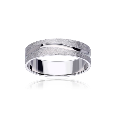 ALIANZA "NEXO" ORO BLANCO 18K 3100222